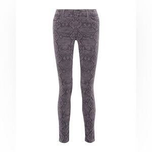 🐍 J Brand Boa Tuscan Storm Skinny Snakeskin Print Pant
